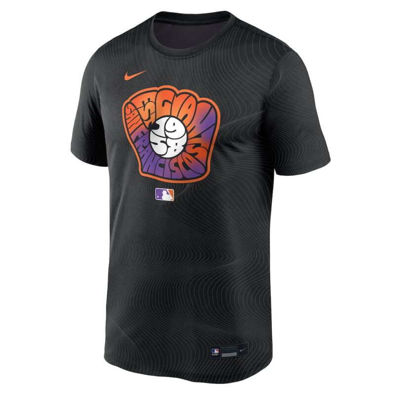 Men's San Francisco Giants Nike Black 2025 City Connect Authentic Collection Legend Performance T-Shirt. - Image 2