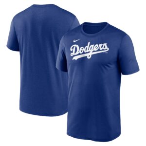 Men's Los Angeles Dodgers Nike Royal Fuse Legend T-Shirt.