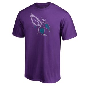 Men's Purple Charlotte Hornets X-Ray T-Shirt