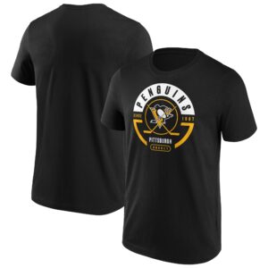 Pittsburgh Penguins Block Party T-Shirt - Black - Mens