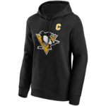 Pittsburgh Penguins Iconic Name & Number Graphic Hoodie - Sidney Crosby 87 - Womens