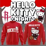 Special New Houston Rockets x Hello Kitty Sweatshirt 2025
