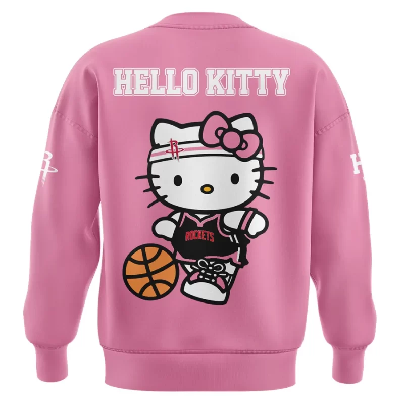 Special New Houston Rockets x Hello Kitty Sweatshirt 2025 - Image 3