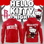 Special New Houston Rockets x Hello Kitty Hoodie 2025
