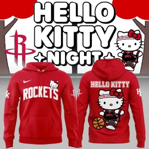 Special New Houston Rockets x Hello Kitty Hoodie 2025
