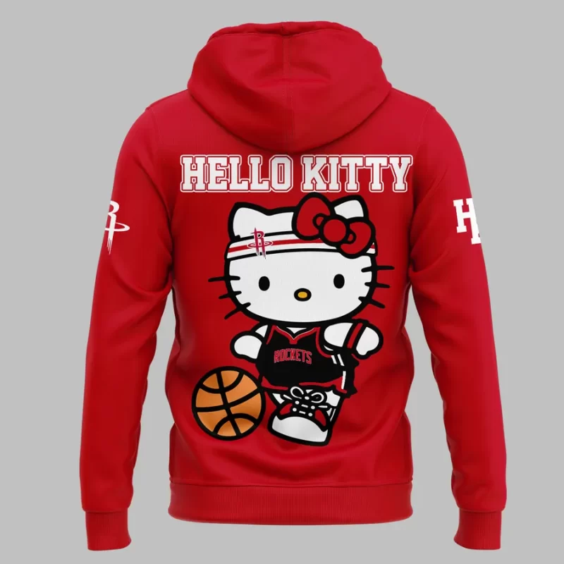 Special New Houston Rockets x Hello Kitty Hoodie 2025 - Image 3