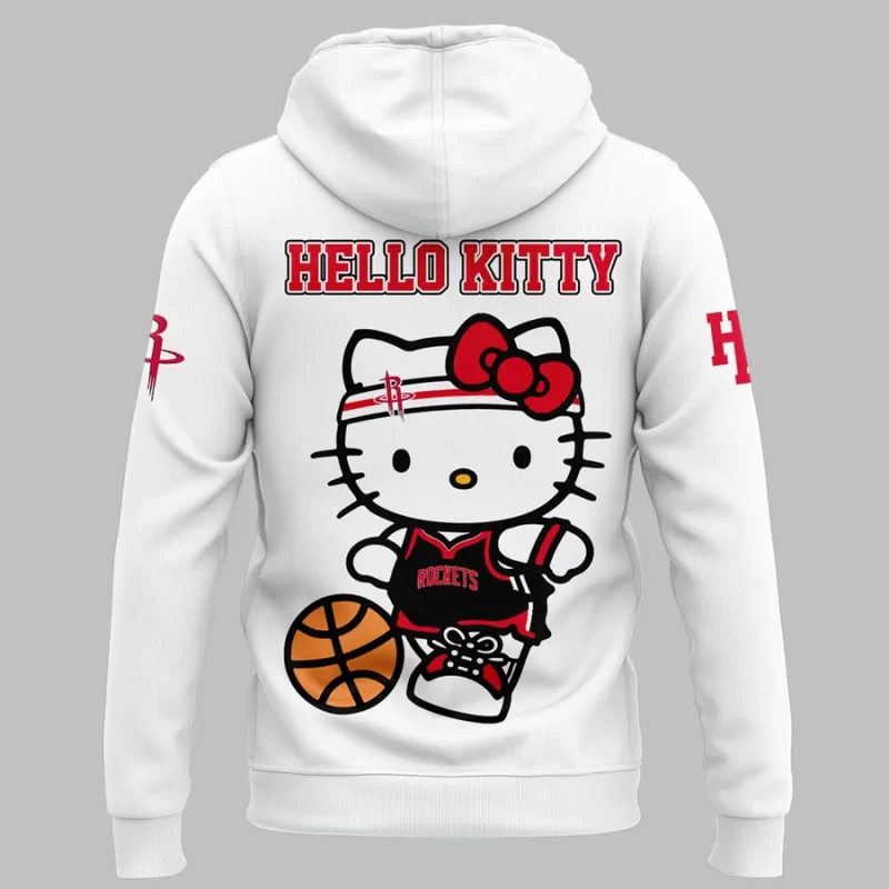 Special New Houston Rockets x Hello Kitty Hoodie 2025 - Image 3