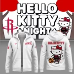 Special New Houston Rockets x Hello Kitty Zip Hoodie 2025