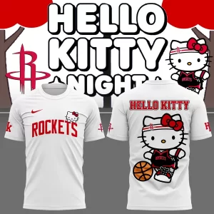 Special New Houston Rockets x Hello Kitty  Tee 2025