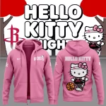 Special New Houston Rockets x Hello Kitty Zip Hoodie 2025