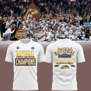 Western Michigan University Broncos Hockey Team 2025 National Champion T shirt