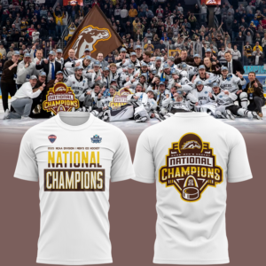 Western Michigan University Broncos Hockey Team 2025 National Champion T shirt