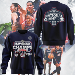 UConn Women’s Basketball  2025 NCAA Women's Basketball National Champions  sweatshirt