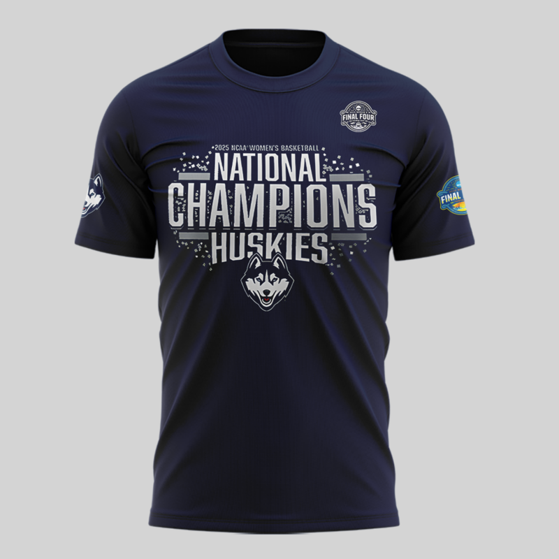 UConn Women’s Basketball  2025 NCAA Women's Basketball National Champions  tshirt - Image 2