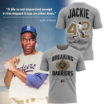 New MLB Commemorating the historic career of Jackie Robinson T-shirt