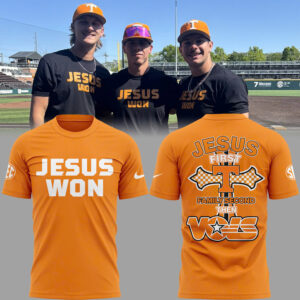 Special Edition Tennessee Baseball JESUS WON TShirt