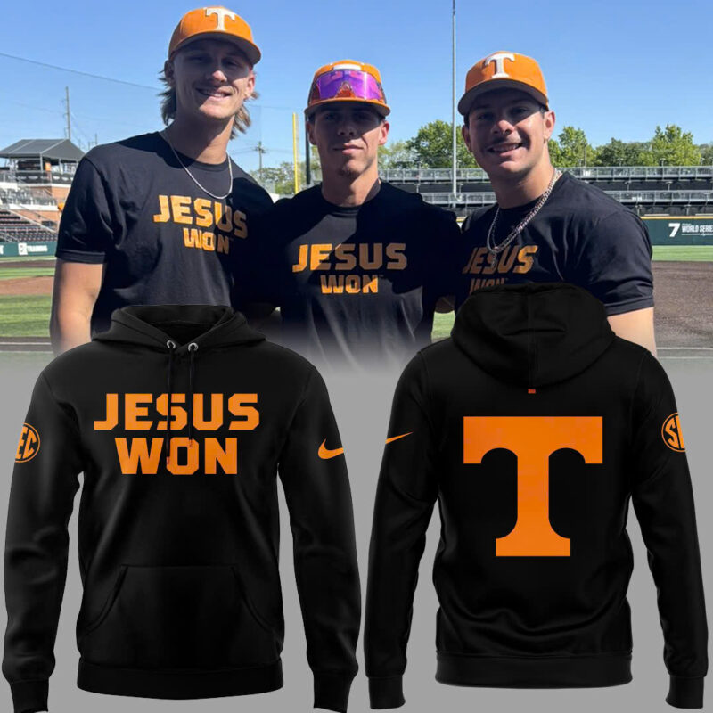 Special Edition Tennessee Baseball JESUS WON Hoodie