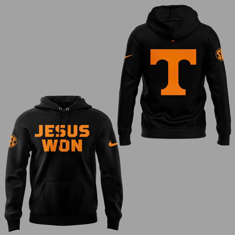 Special Edition Tennessee Baseball JESUS WON Hoodie - Image 2