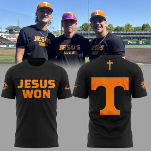 Special Edition Tennessee Baseball JESUS WON TShirt