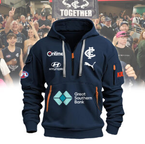 Carlton Blues . AFL New Zip Hoodie Limited Edition