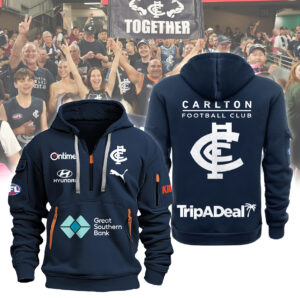 Carlton Blues . AFL New Zip Hoodie Limited Edition
