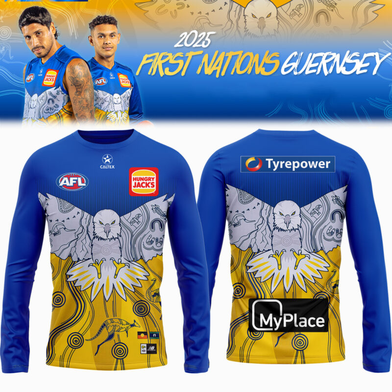 West Coast Eagles Special Edition Tshirt 2025 Long Shirt