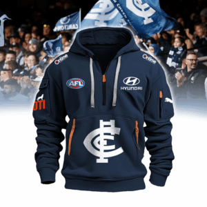 Carlton Blues . AFL New Zip Hoodie Limited Edition